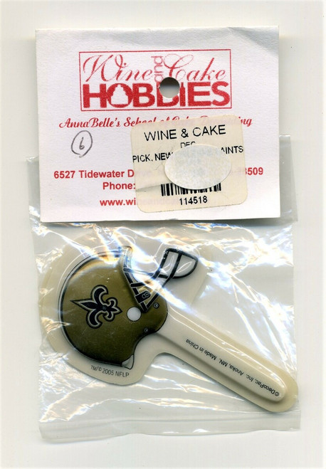 New Orleans Saints NFL Cake Toppers Cupcake Picks Football NEW