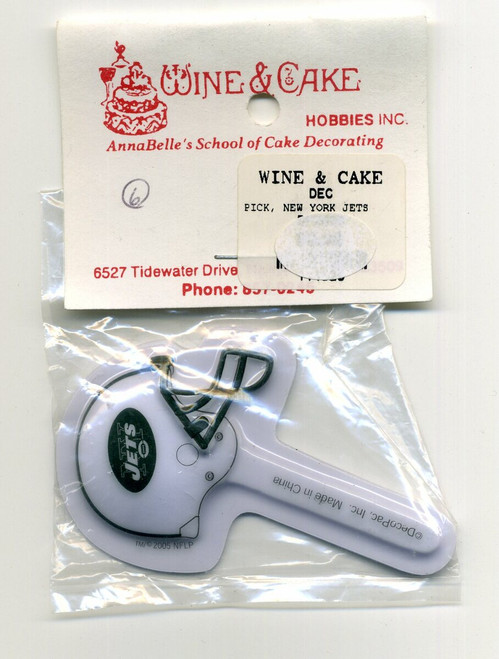 New York Jets NFL Cake Toppers Cupcake Picks Football NEW