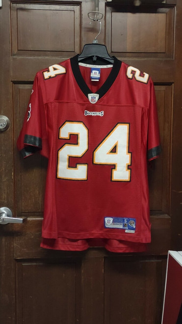 Reebok Tampa Bay Buccaneers #24 Cadillac Williams Stitched Jersey Men's Size S