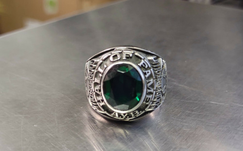 Cooperstown Hall of Fame Ring AYB - Little Majors ( Emerald ) Size 9