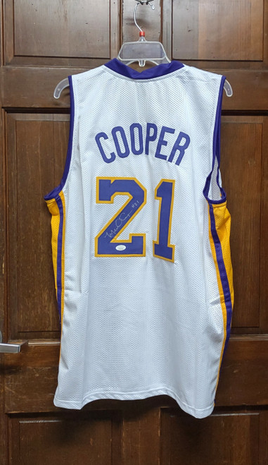 MICHAEL COOPER #21 Los Angeles Lakers Signed Autographed Custom Jersey JSA COA