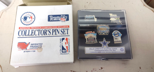 1997 Dallas Cowboys 5 Time Super Bowl Champions Commemorative Pin Set 3896/5000