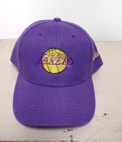 Purple LOS ANGELES LAKERS Ball Cap Hat Adjustable One Size NBA Basketball