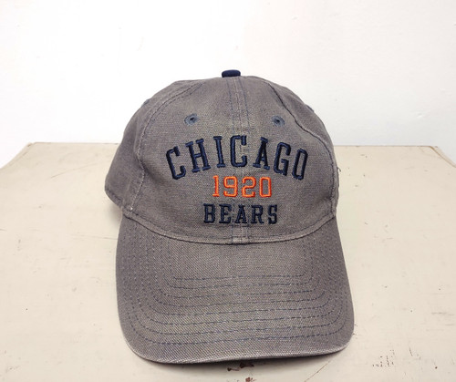 New Era 9Forty Chicago Bears Gray Hat Cap 100% Cotton One Size Adjustable