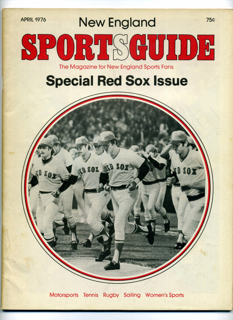 April 1976 New England SportsGuide Magazine Special Boston Red Sox Issue