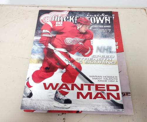 2008-09 Inside Hockeytown Detroit Red Wings Magazine Volume 20 Program vs Blues