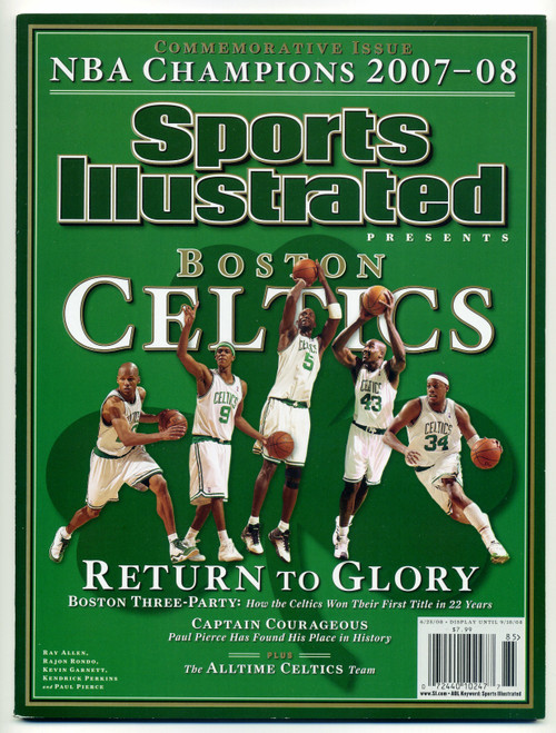 Sports Illustrated Commemorative Issue Boston Celtics 2007-2008 NBA Champions