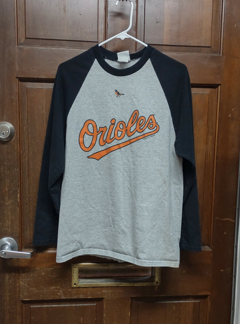 Lee Sport Baltimore Orioles Gray & Black Long Sleeve Men's Shirt NO SIZE Maybe L