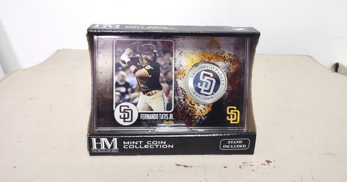 The Highland Mint Fernando Tatis Jr Silver Plated Coin /5000 Padres