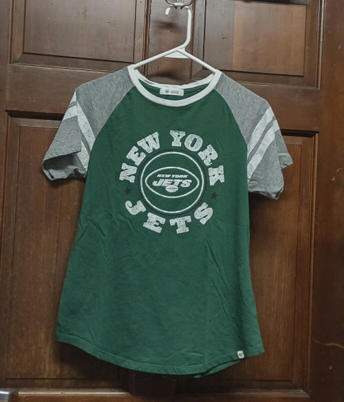 '47 Brand Green & Gray New York Jets T-Shirt Women's Size M Medium