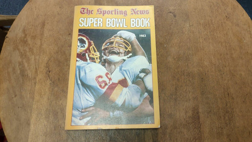 1983 The Sporting News Super Bowl Book Washington Redskins Bob McCoy Editor