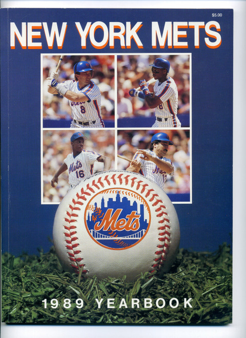 1989 New York Mets Official Yearbook Strawberry Gooden Hernandez  M344