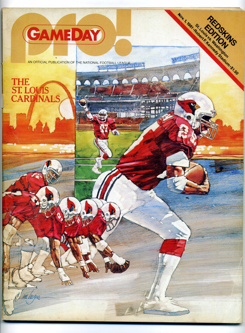 GAMEDAY PRO! Magazine November 1 1981 St. Louis vs Washington   M373