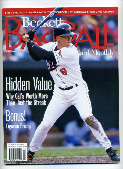 Beckett Baseball Magazine #158 May 1998 Cal Ripken Jr. Cover   M386