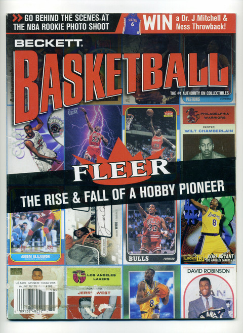 Beckett Basketball Magazine October 2005 #183 Rise & Fall Of Fleer   M400