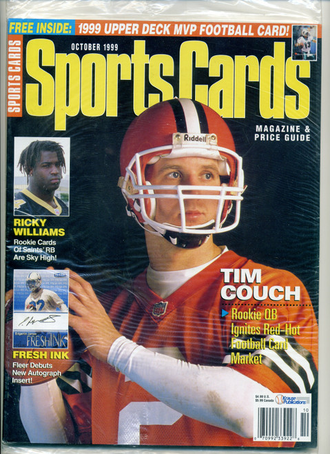 Sports Cards Magazine October 1999 Tim Couch Cover SEALED   M405