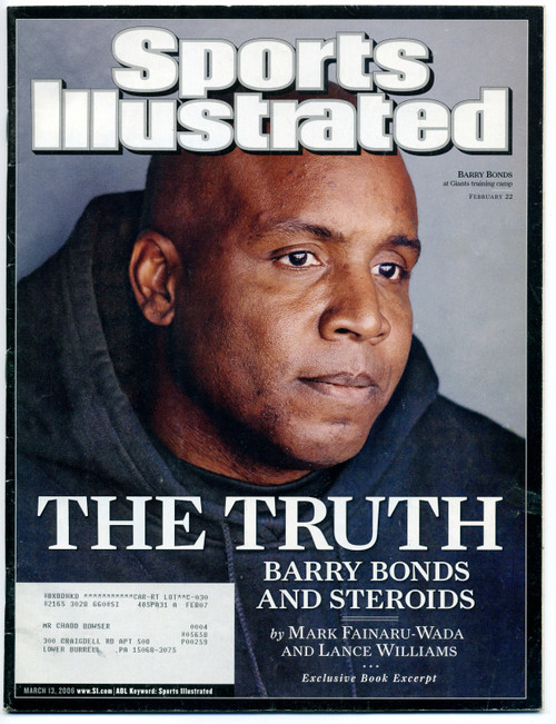 Sports Illustrated Magazine March 13, 2006 Barry Bonds & Steroids   M424