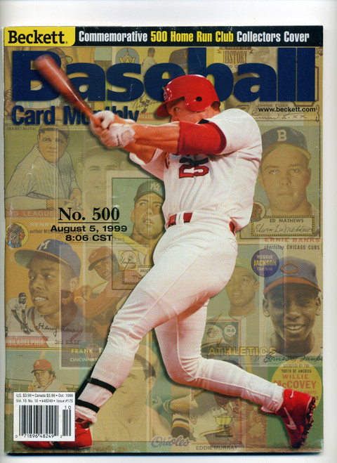 Beckett Baseball Magazine #175 October 1999 Mark McGwire Cover  M451