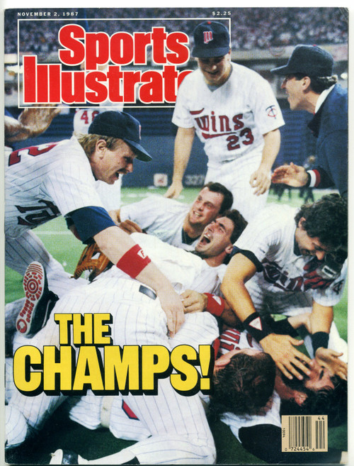 Sports Illustrated Magazine November 2, 1987 Minnesota Twins Champs   M462