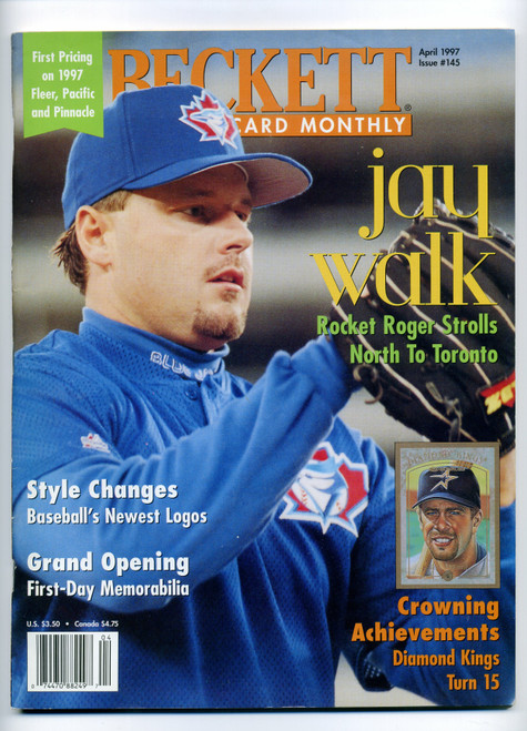 Beckett Baseball Magazine #145 April 1997 Roger Clemens/ Galarraga Cover M466