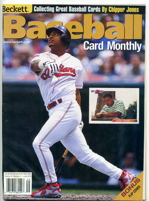 Beckett Baseball Magazine #174 September 1999 Flip Cover Ramirez & Bagwell  M470