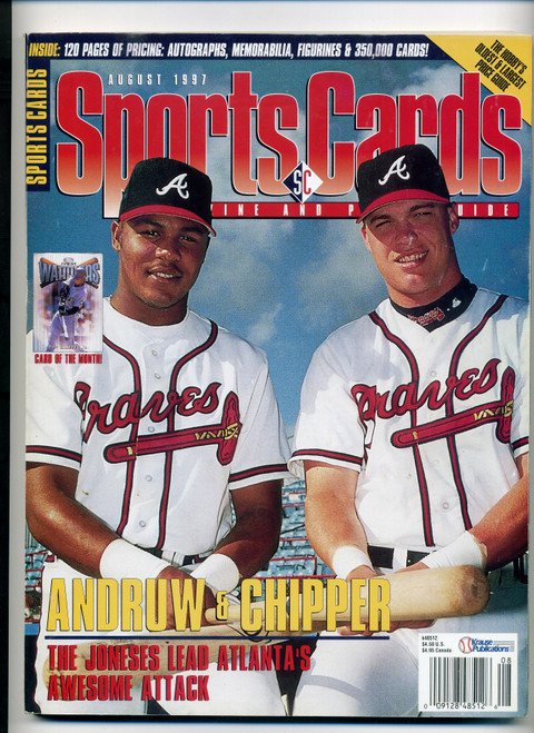Sports Cards Magazine August 1997 Andruw Jones Chipper Jones Cover   M483