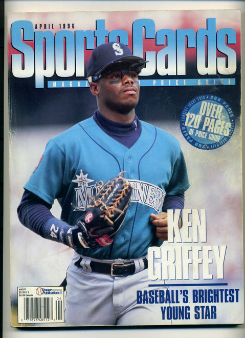 Sports Cards Magazine April 1996 Ken Griffey Jr. Cover  M485