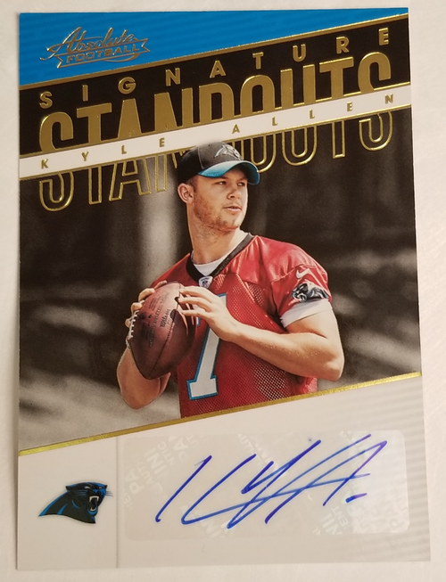 Kyle Allen 2018 Panini Absolute Signature Standouts Rookie Autograph auto RC Kyle Allen 2018 Panini Absolute Signature Standouts Rookie Autograph auto RC