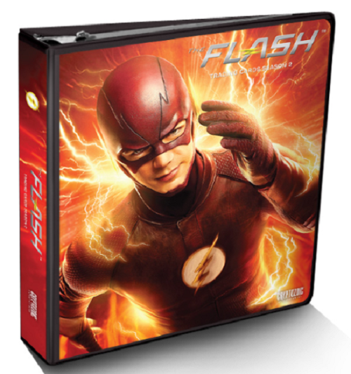 2017 Cryptozoic DC Flash Season 2 BINDER w/ 1 Exclusive Trading Card
