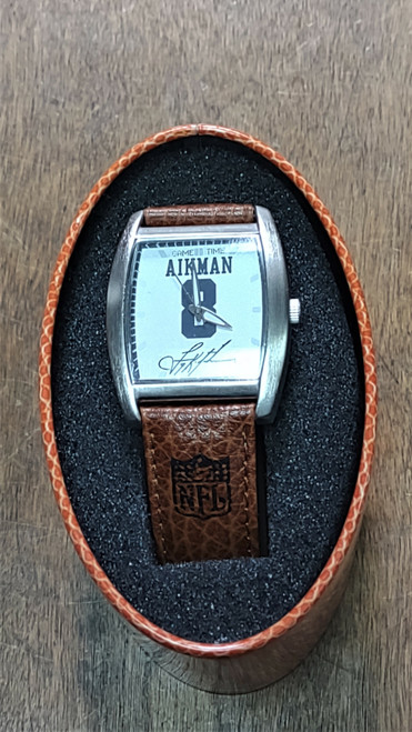 NFL Players Quarterback Legends Dallas Cowboys Troy Aikman Watch In Tin