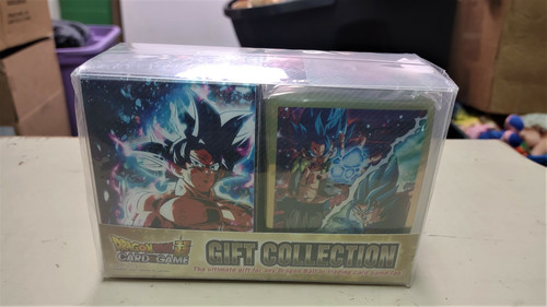 2021 Dragon Ball Super Gift Collection Box Deck Box Sleeves Mythic Booster Packs