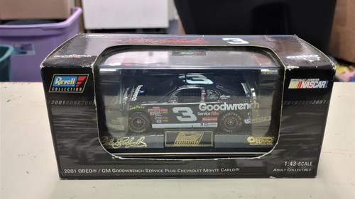 2001 Revell Collection 1:43 Dale Earnhardt #3 Goodwrench/Oreo /48,084 NOS NIB