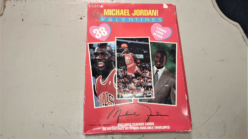 Vintage 1990s Cleo MICHAEL JORDAN Valentines 38 Cards NOS NIB