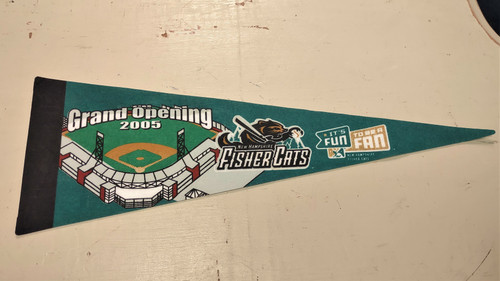 New Hampshire Fisher Cats 2005 Grand Opening Pennant Toronto Blue Jays Affiliate