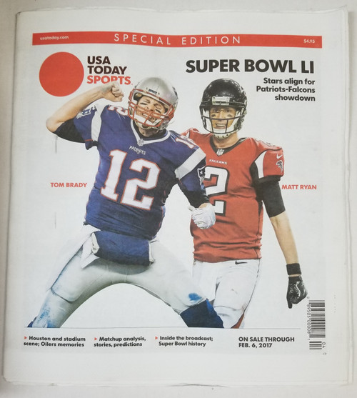 Tom Brady Matt Ryan USA Today Sports Special Edition Super Bowl LI (51)