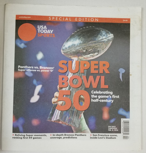 Panthers vs Broncos USA Today Sports Special Edition Super Bowl L (50)