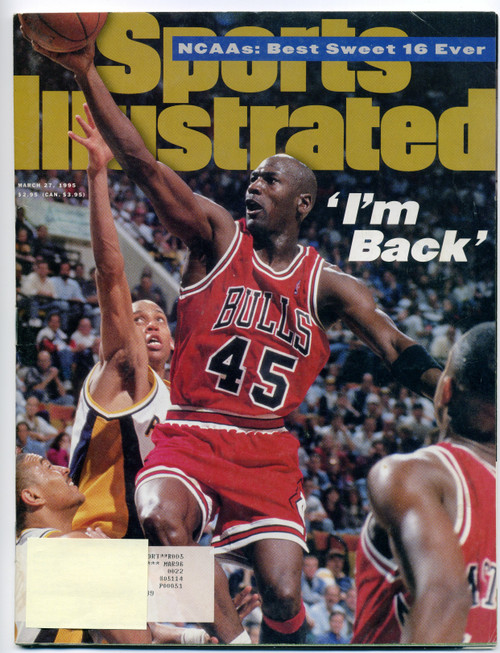 Sports Illustrated Magazine March 27 1995 I'm Back Michael Jordan Return