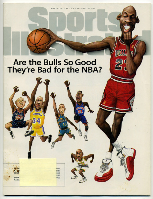 Sports Illustrated Magazine March 10 1997 Michael Jordan Bulls Bad For NBA?