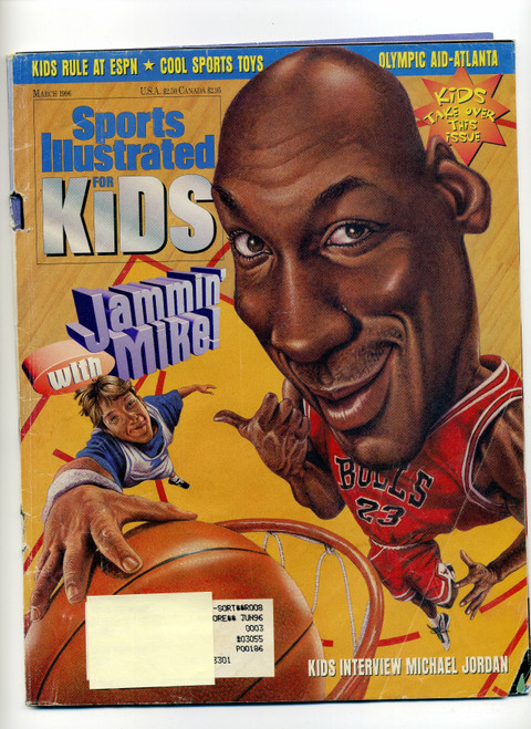 Sports Illustrated Magazine For Kids March 1996 Michael Jordan