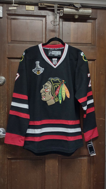 RBK CCM Brent Seabrook #7 Chicago Blackhawks Jersey 2015 Stanley Cup Size 48 NWT