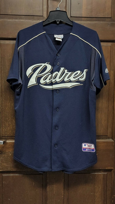 Majestic Authentic San Diego Padres Blue #4 Baseball Jersey Men's NO SIZE