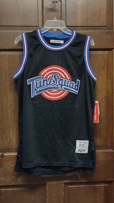 Headgear Black Michael Jordan #23 TUNE SQUAD Space Jam Jersey Size M NEW NWT