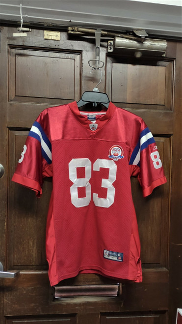 50 Anniversary Wes Welker #83 New England Patriots Football Jersey Youth XL