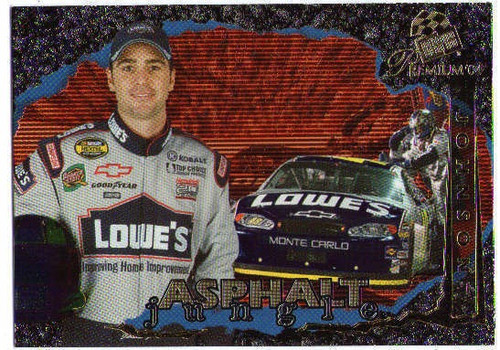 JIMMIE JOHNSON 2004 Press Pass Premium Asphalt Jungle Foil Insert Card #AJ4  (x)