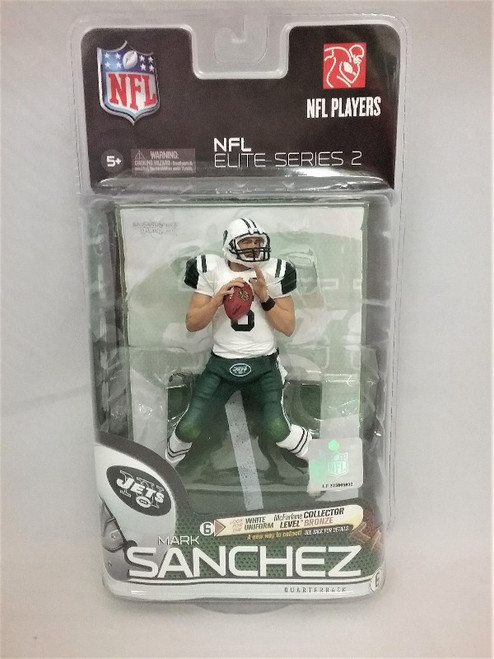 Mark Sanchez White Jersey Variant McFarlane Elite Series 2 Figure Bronze NEW f11