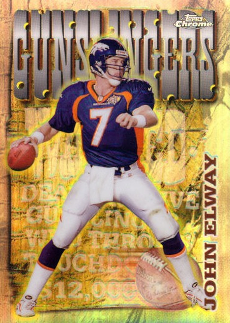 JOHN ELWAY 1998 Topps Chrome Season's Best Refractors #30 Insert Card