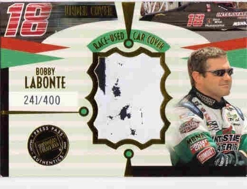 BOBBY LABONTE 2002 Press Pass Eclipse Under Cover Cars Race-Used Car Cover /400  (x)