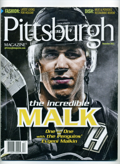December 2011 PITTSBURGH Magazine One On One Evgeni Malkin Cover