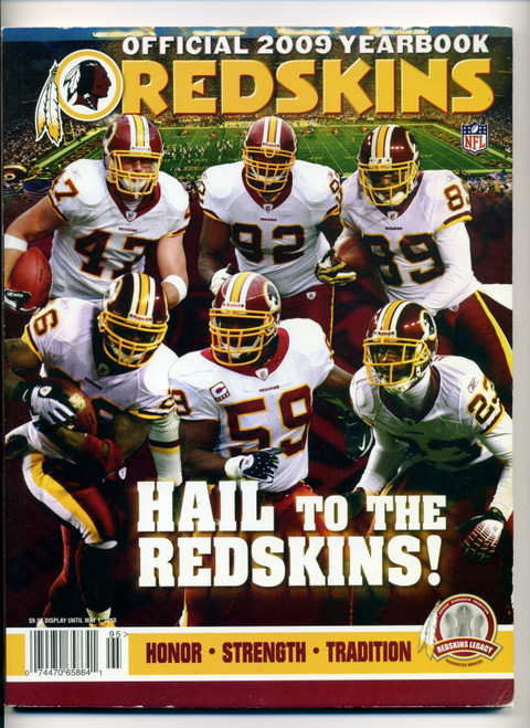 2009 Official Washington Redskins Yearbook Football