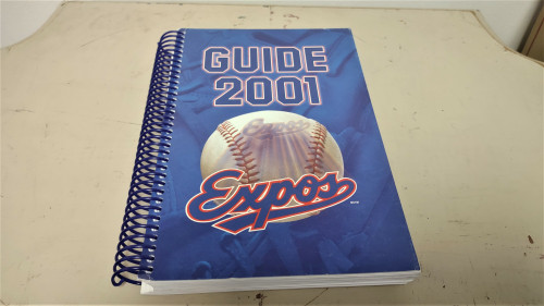 2001 Montreal Expos Media Guide - Major League Baseball - English/French